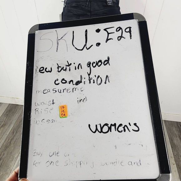 Rising Sun & Co. Women's Black Forever Fit Mid Rise Skinny Jeans Size 31 - Picture 9 of 9